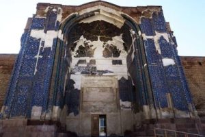 ورودی اصلی مسجد کبود تبریز بعد از مرمت